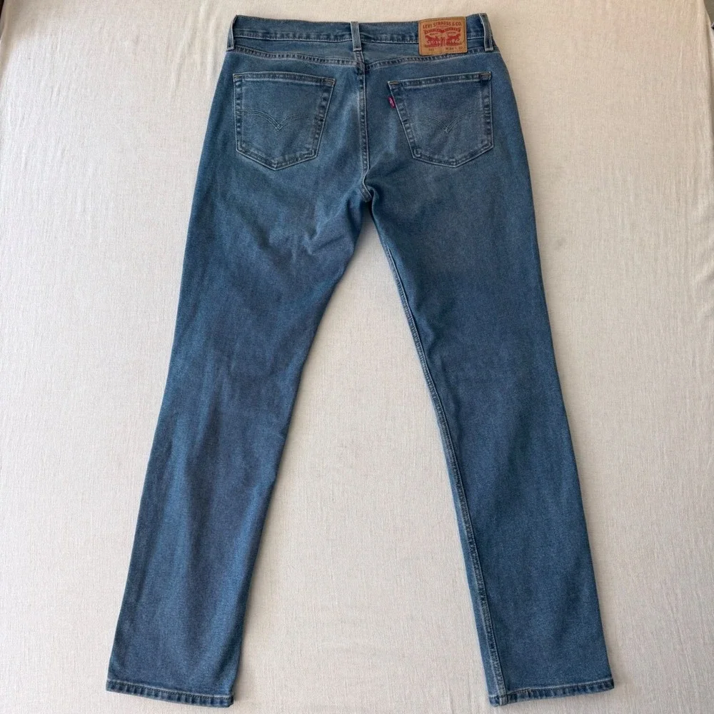 Levis 511 Slim Fit All Seasons Tech Mens Jeans Blue Medium Wash 34x32